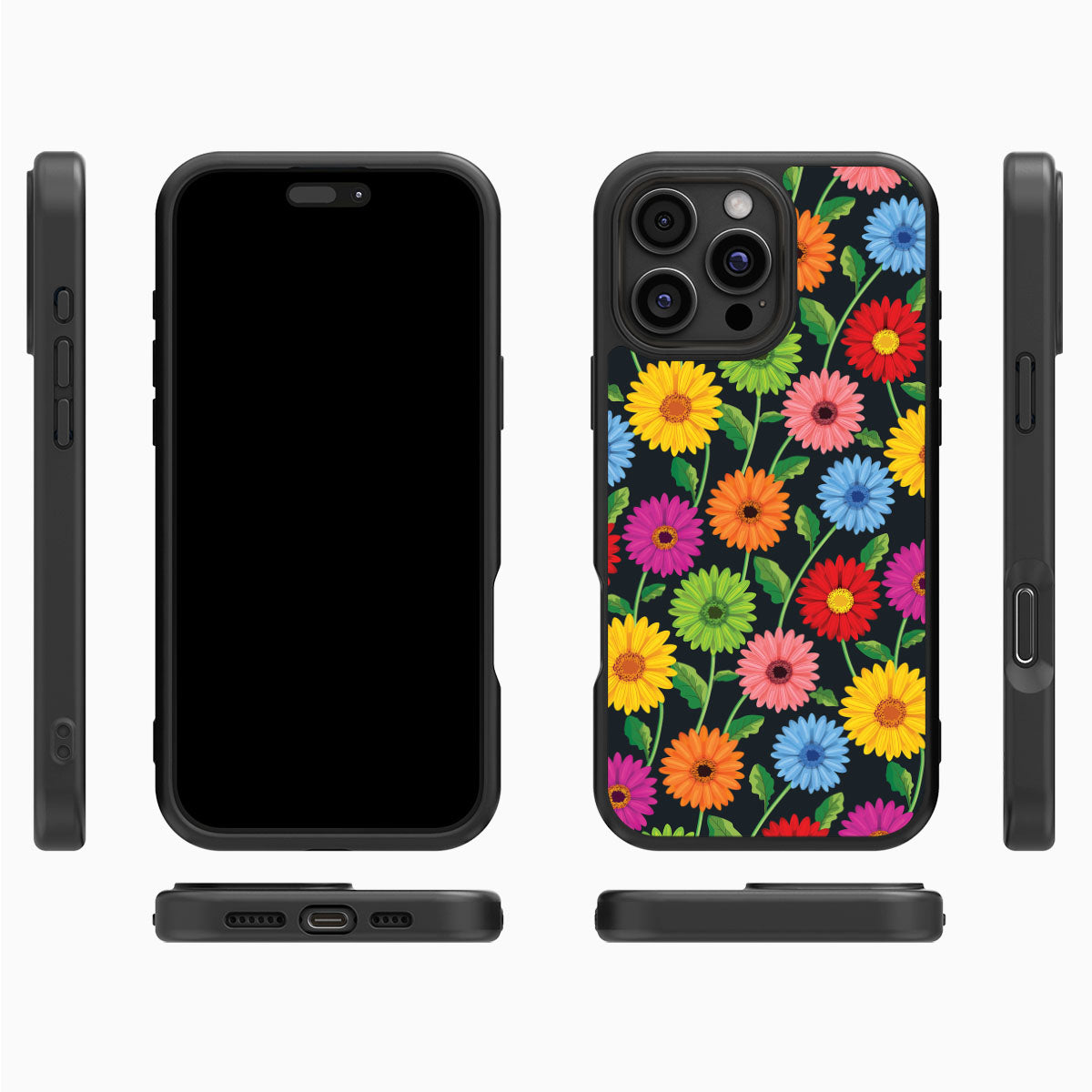 Gerbera Bloom - iPhone 16 Pro Case #case type_core (magsafe), #case type_core (non magsafe)