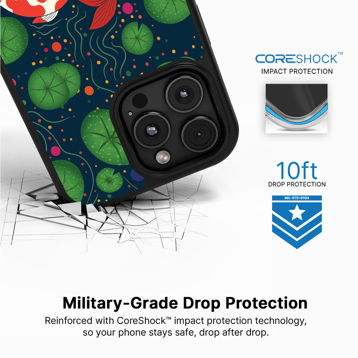 Koi Fish - iPhone 16 Pro Case, #case type_core (magsafe), #case type_core (non magsafe)