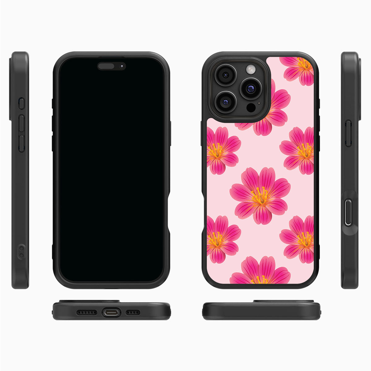 Lewisia Cotyledon - iPhone 16 Pro Case #case type_core (magsafe), #case type_core (non magsafe)