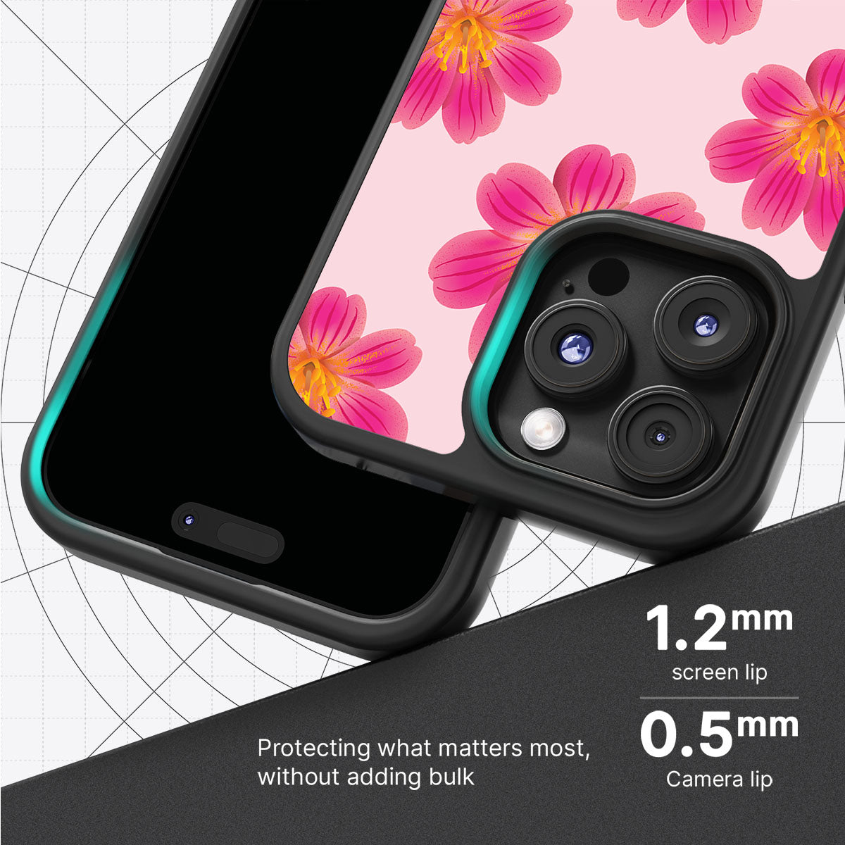 Lewisia Cotyledon - iPhone 16 Pro Case #case type_core (magsafe), #case type_core (non magsafe)