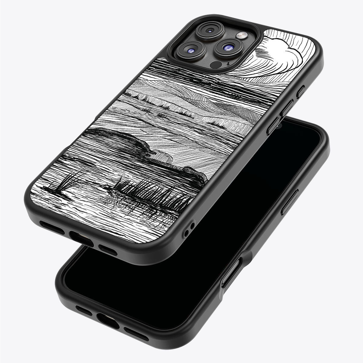 Linear Landscape - iPhone 16 Pro Case #case type_core (magsafe), #case type_core (non magsafe)