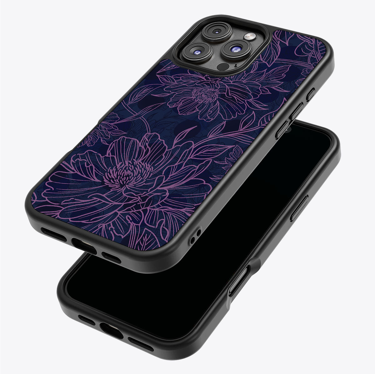 Luminous Blooms - iPhone 16 Pro Case #case type_core (magsafe), #case type_core (non magsafe)