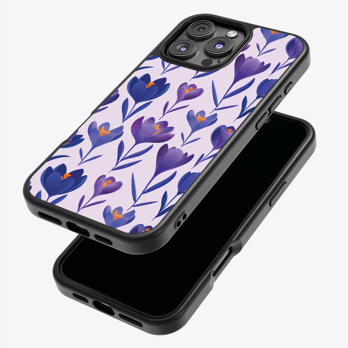 Midnight Crocus - iPhone 16 Pro Case #case type_core (magsafe), #case type_core (non magsafe)