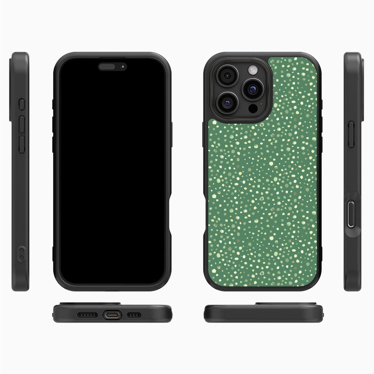 Moss Mosaic - iPhone 16 Pro Case #case type_core (magsafe), #case type_core (non magsafe)