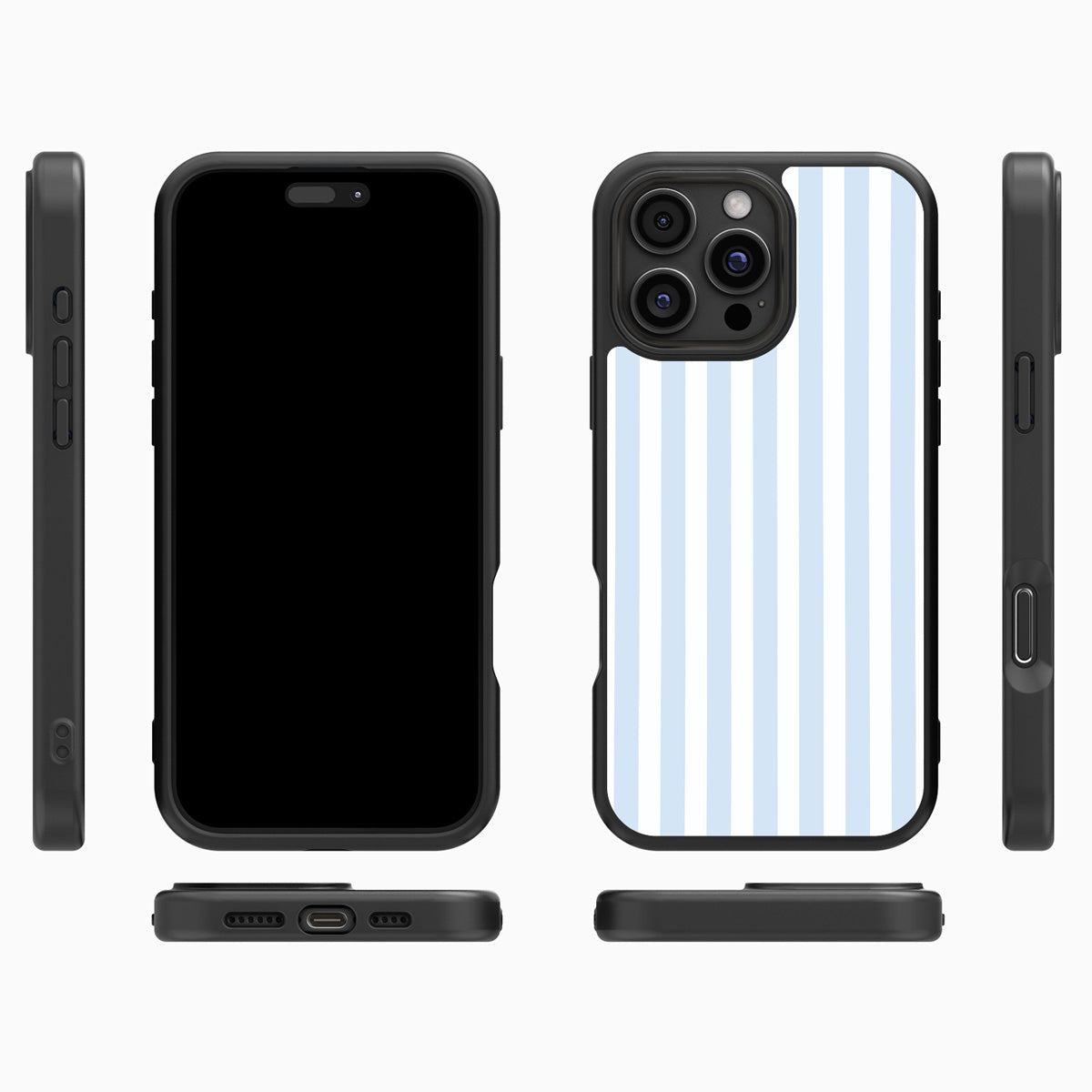 Riviera iPhone 16 Pro case cover – multi-angle view
