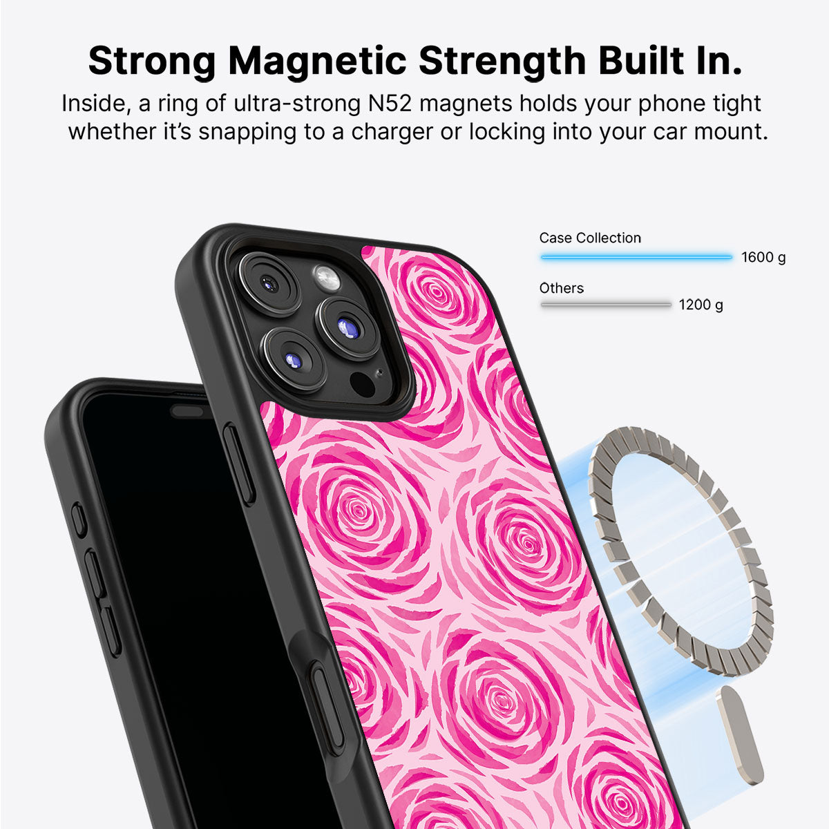 Rosy Reverie - iPhone 16 Pro Case #case type_core (magsafe)
