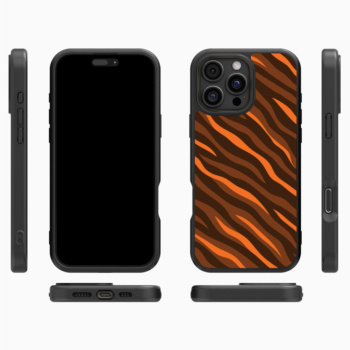 Tiger Trace - iPhone 16 Pro Case #case type_core (magsafe), #case type_core (non magsafe)
