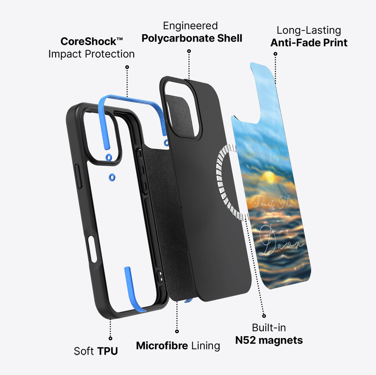 Trust the Dawn - iPhone 16 Pro Case #case type_core (magsafe)