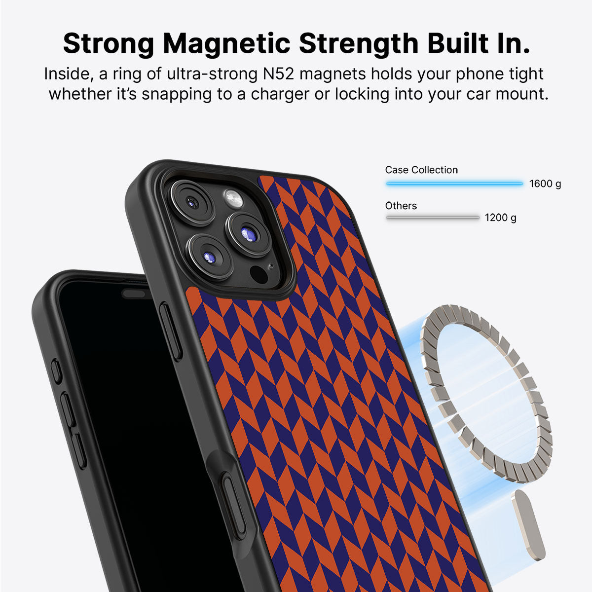Twilight Chevron - iPhone 16 Pro Case #case type_core (magsafe)