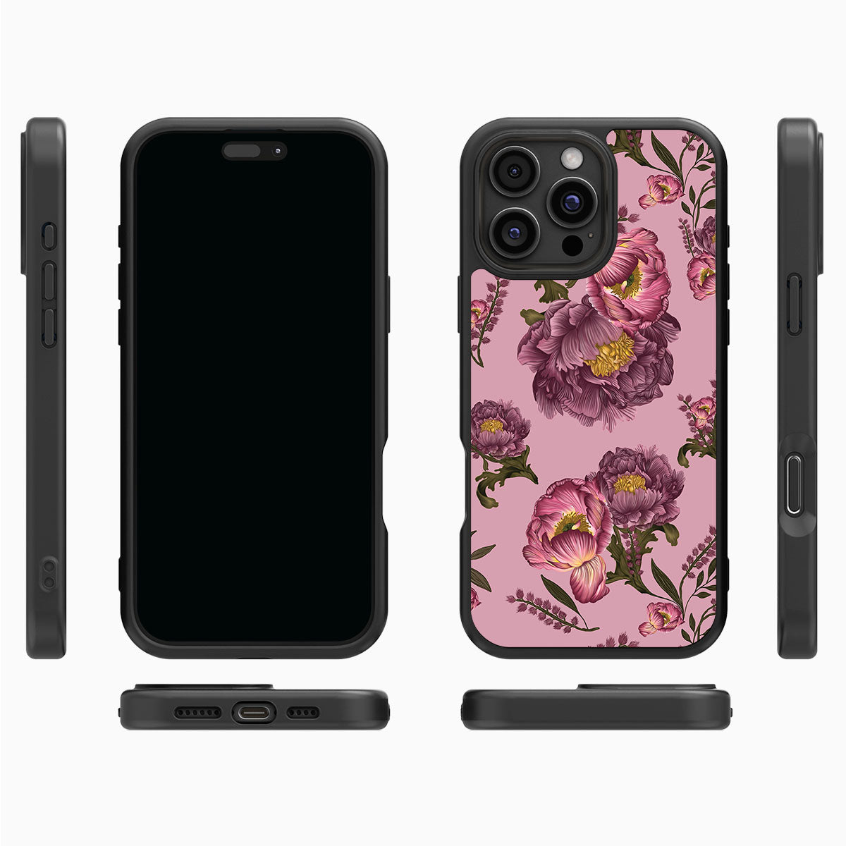 Vintage Blossoms - iPhone 16 Pro Case #case type_core (magsafe), #case type_core (non magsafe)