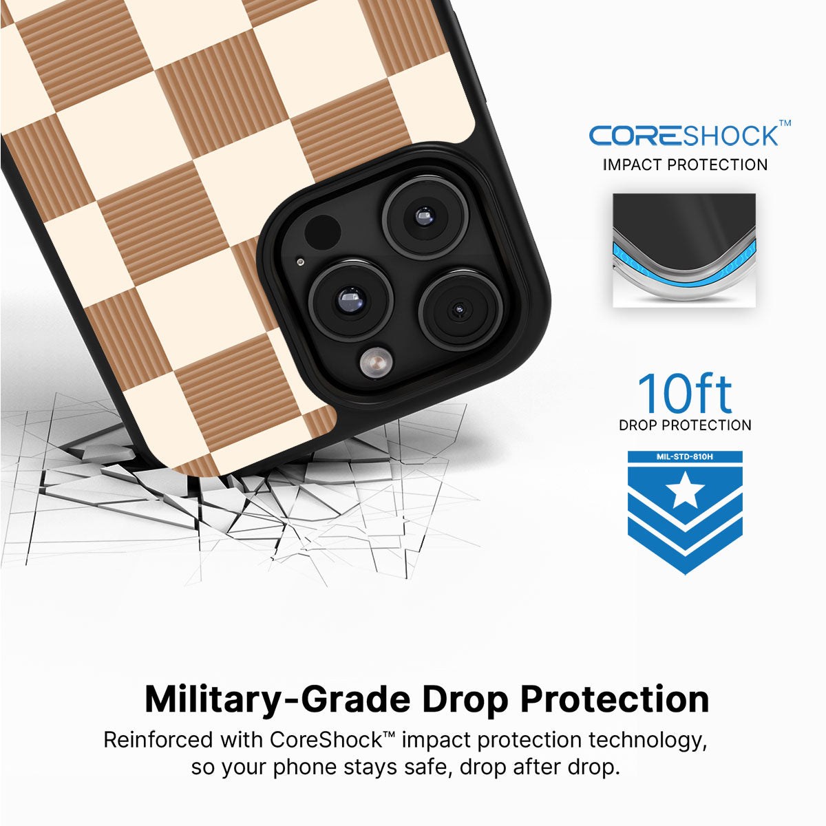 Vintage Mocha - iPhone 16 Pro Case #case type_core (magsafe), #case type_core (non magsafe)