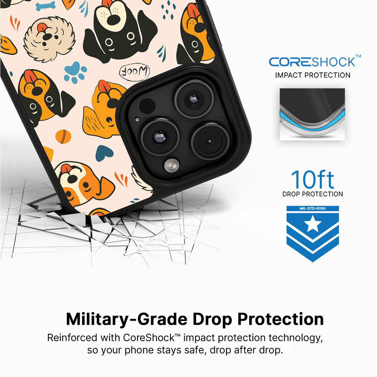 Woof Squad - iPhone 16 Pro Case, #case type_core (magsafe), #case type_core (non magsafe)