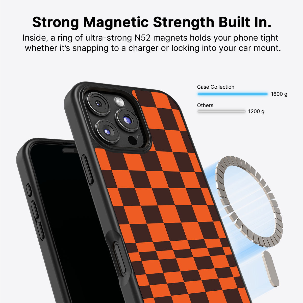 iPhone 16 Pro Max MagSafe case – Amber Pop design