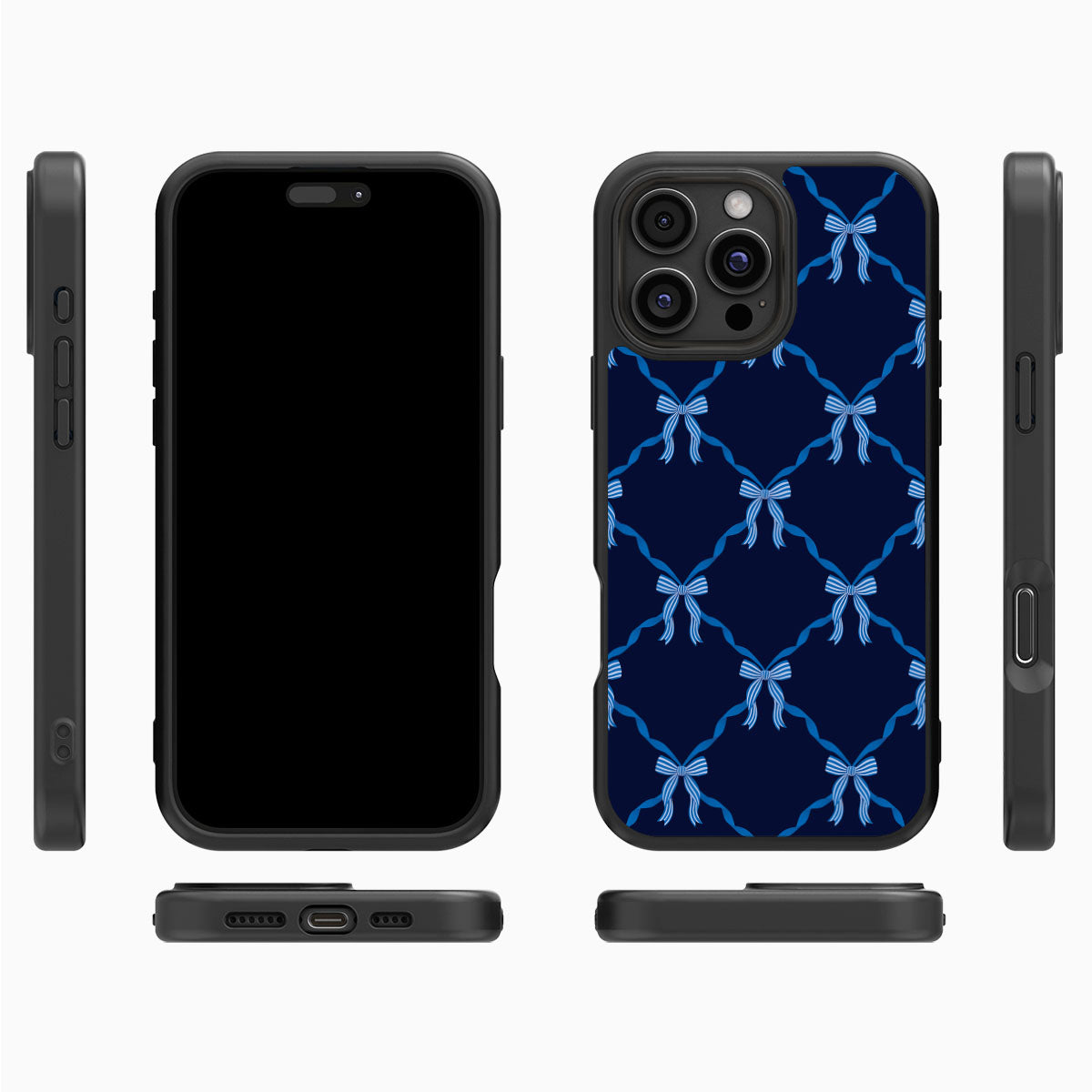 Azure Elegance - iPhone 16 Pro Max Case #case type_core (magsafe), #case type_core (non magsafe)