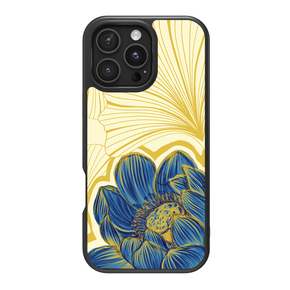 Blue Lotus - iPhone 16 Pro Max Case #case type_core (magsafe), #case type_core (non magsafe)