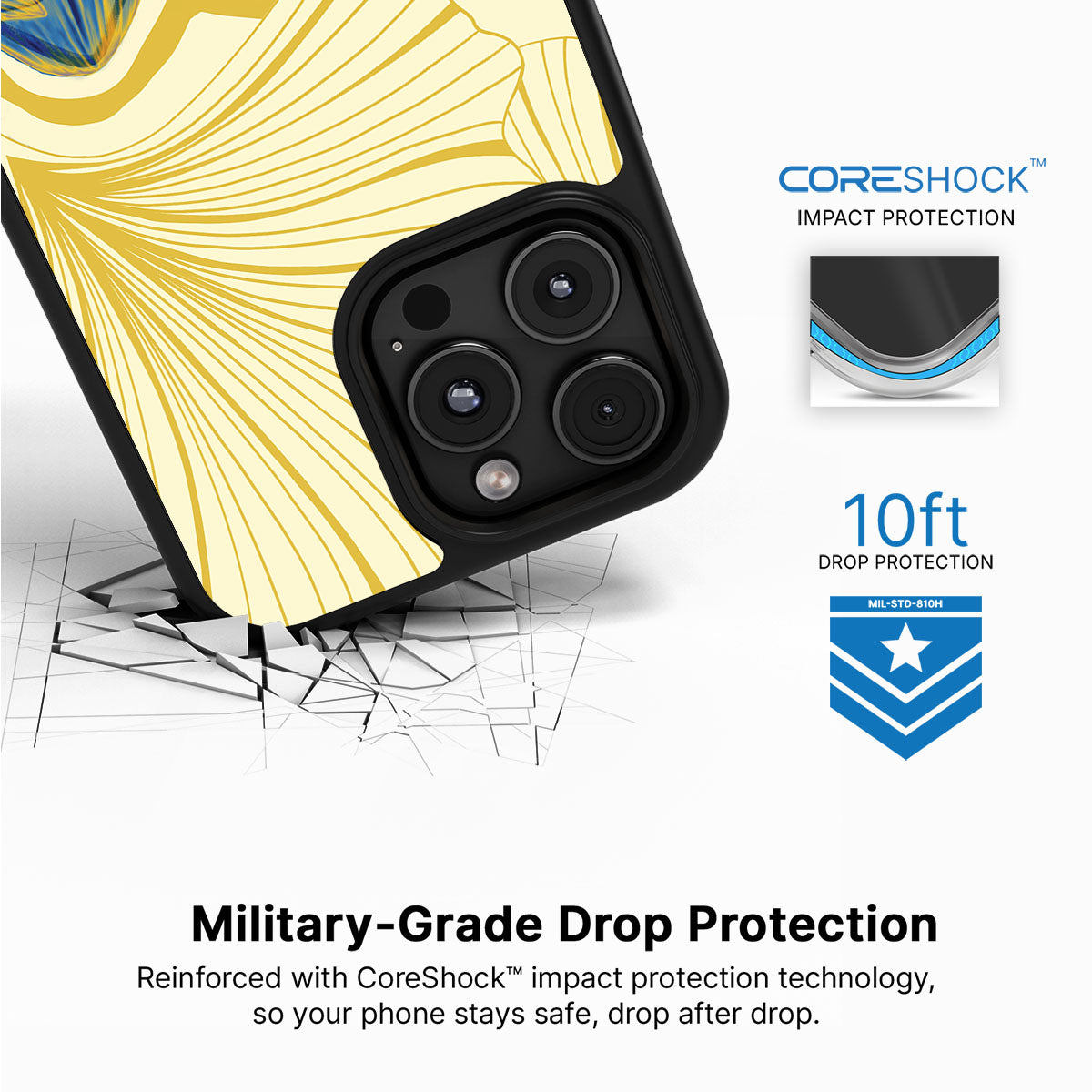 Blue Lotus - iPhone 16 Pro Max Case #case type_core (magsafe), #case type_core (non magsafe)