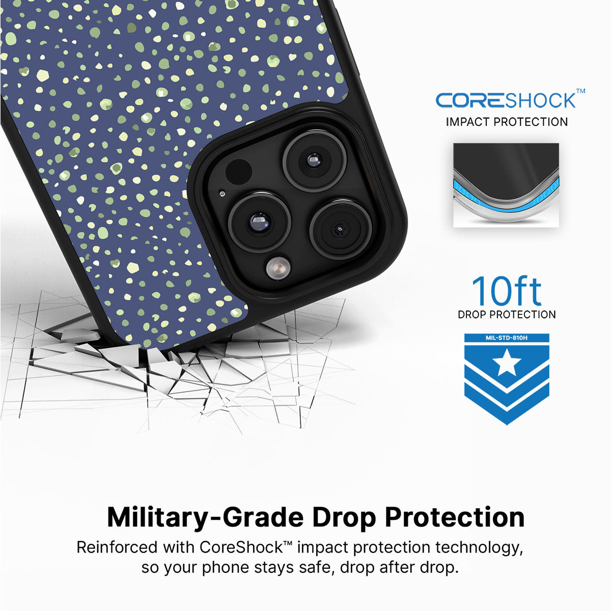 Blue Spring Dew - iPhone 16 Pro Max Case #case type_core (magsafe), #case type_core (non magsafe)