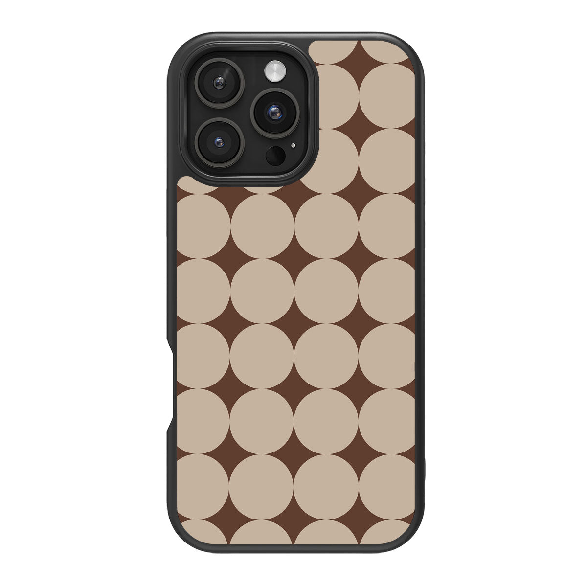 Caffe Latte design back view – iPhone 16 Pro Max case