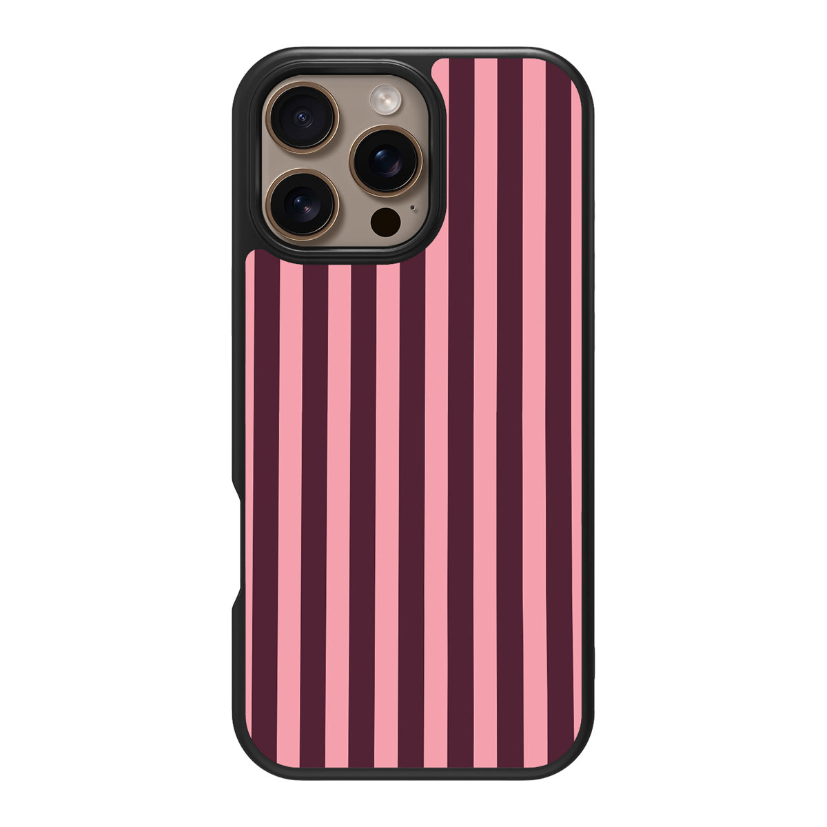 Candy Column design back view – iPhone 16 Pro Max case