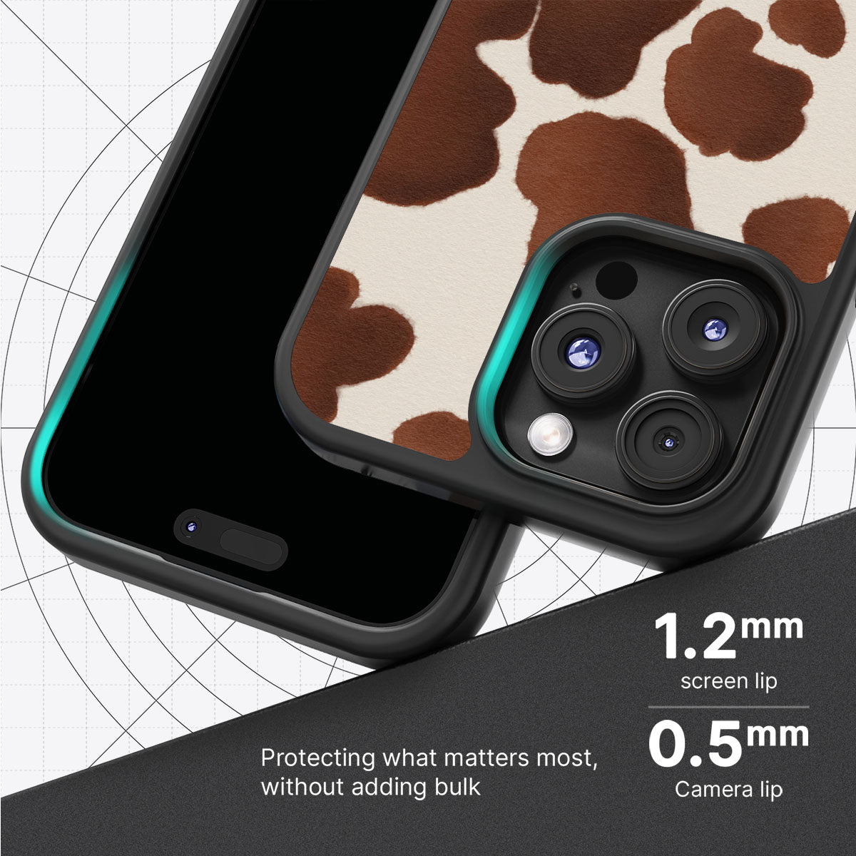 Cocoa Cow - iPhone 16 Pro Max Case #case type_core (magsafe), #case type_core (non magsafe)