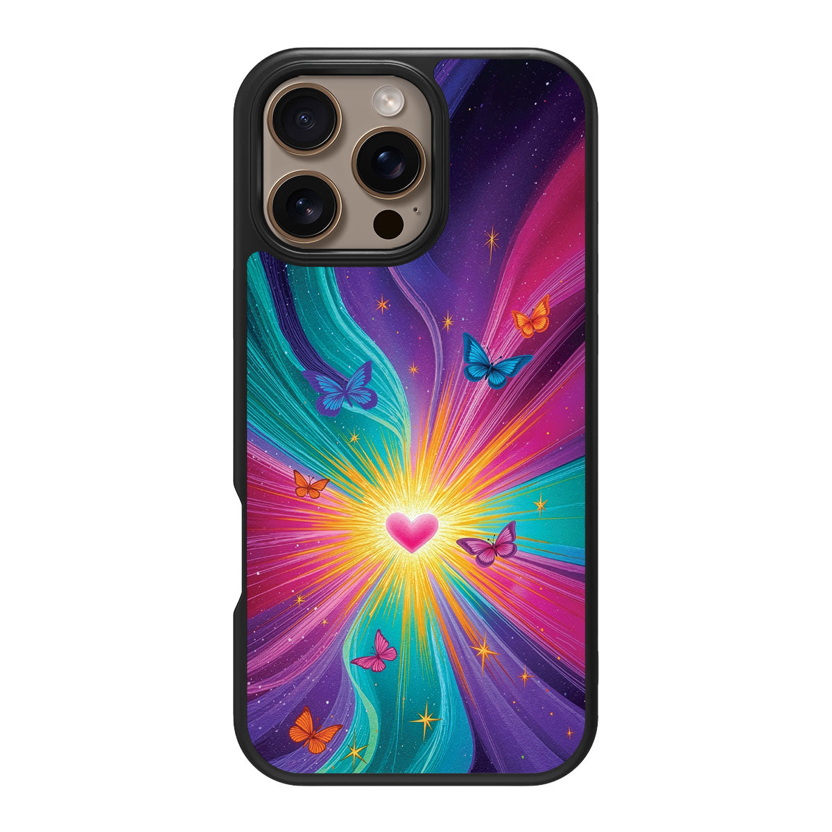 Galaxy Designer iPhone 16 Pro Max Case – Cosmic Aura | MagSafe