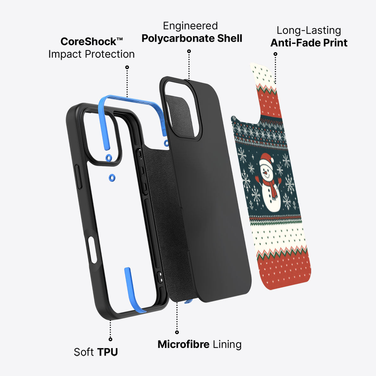 Cozy Christmas - iPhone 16 Pro Max Case #case type_core (non magsafe)