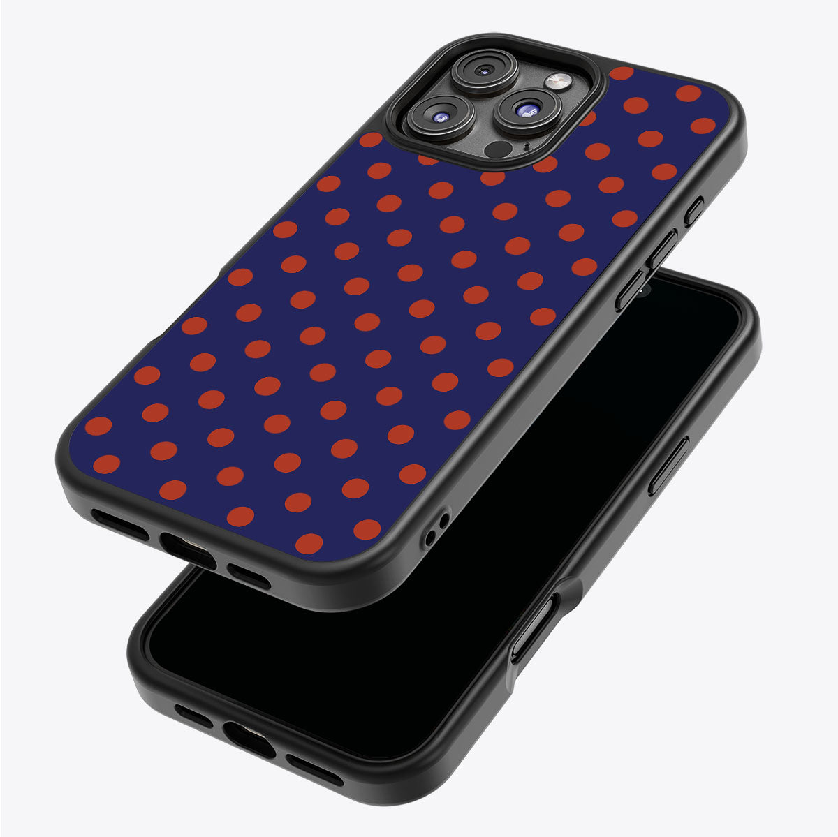 Fiery Instinct iPhone 16 Pro Max case – back and side view