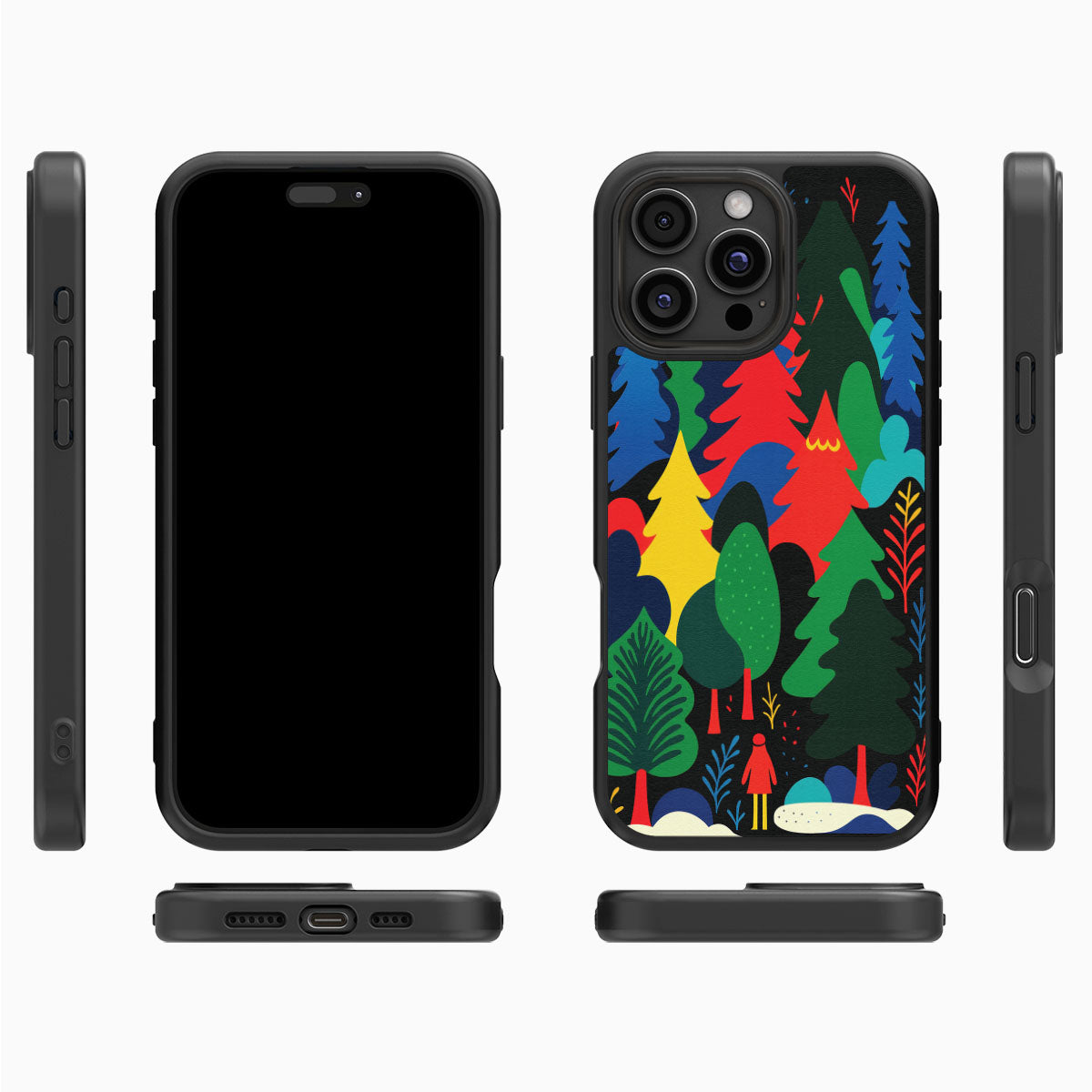 Forest Festivities - iPhone 16 Pro Max Case #case type_core (magsafe), #case type_core (non magsafe)