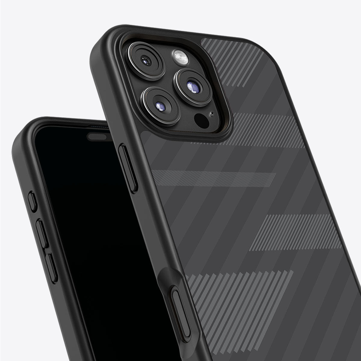 Gray Twill Play - iPhone 16 Pro Max Case #case type_core (non magsafe)