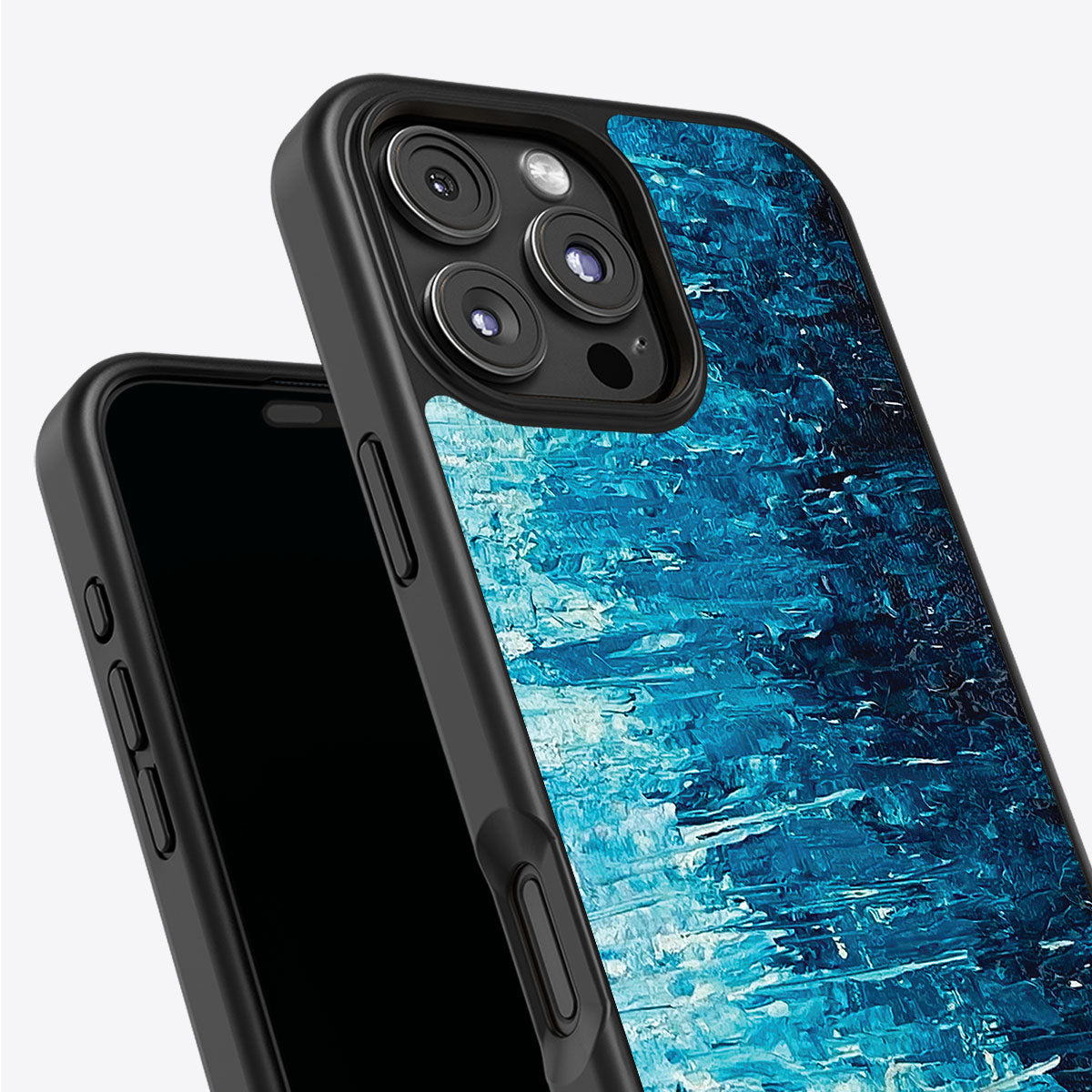 Indigo Impasto - iPhone 16 Pro Max Case #case type_core (non magsafe)