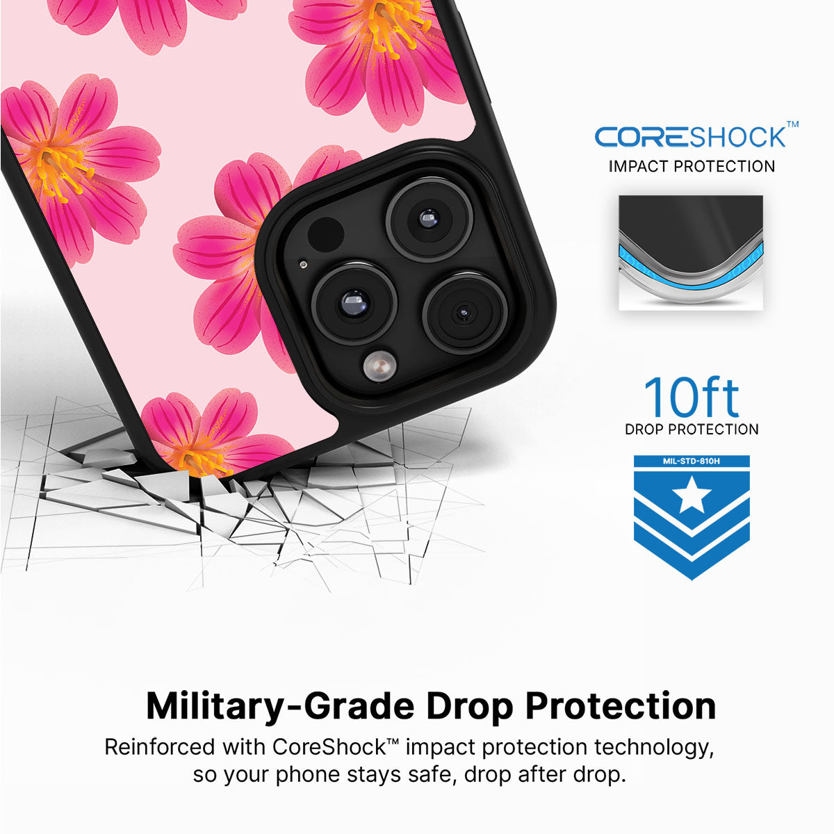 Lewisia Cotyledon - iPhone 16 Pro Max Case #case type_core (magsafe), #case type_core (non magsafe)