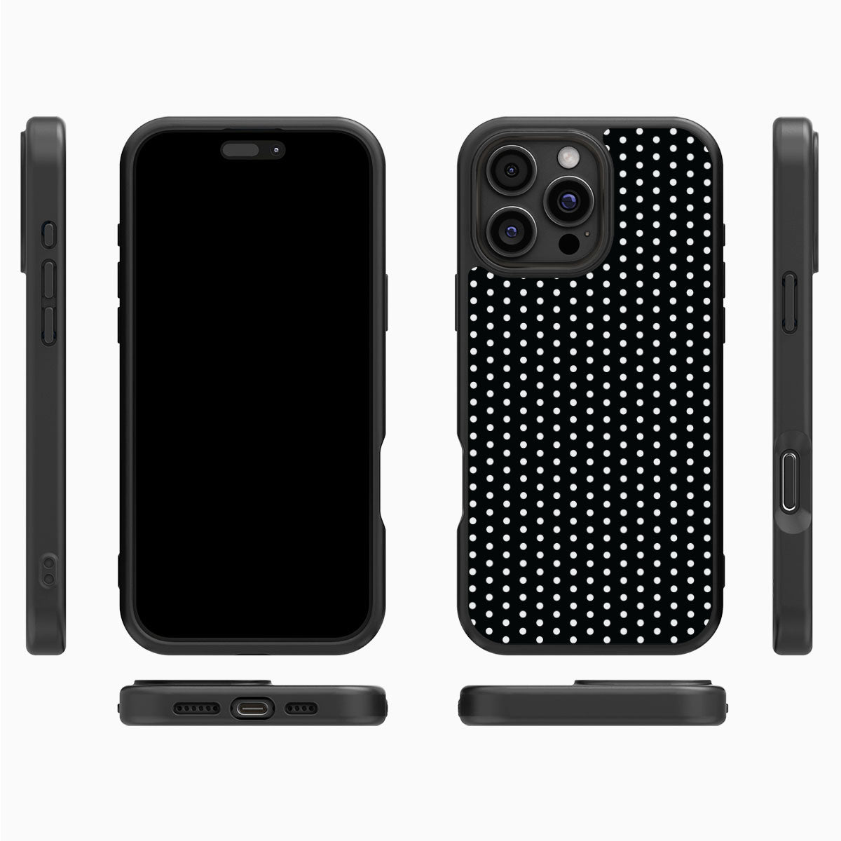 Noir Mesh - iPhone 16 Pro Max Case #case type_core (magsafe), #case type_core (non magsafe)