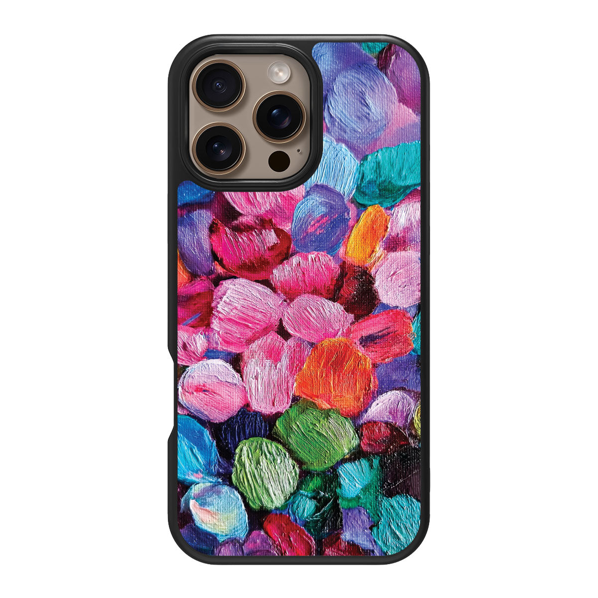 Floral Designer iPhone 16 Pro Max Case – Petal Mosaic | MagSafe