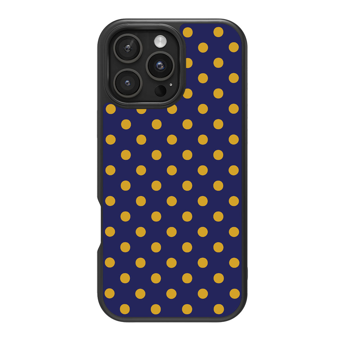 Retro Gold design back view – iPhone 16 Pro Max case