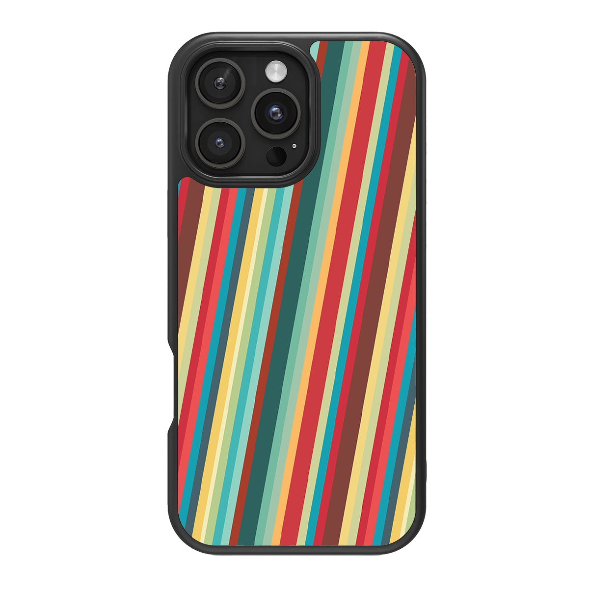 Retro Stripes - iPhone 16 Pro Max Case #case type_core (magsafe), #case type_core (non magsafe)