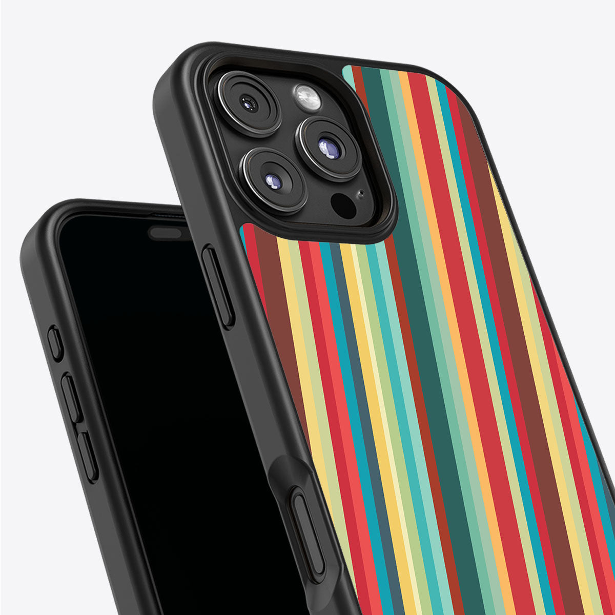 Retro Stripes - iPhone 16 Pro Max Case #case type_core (non magsafe)