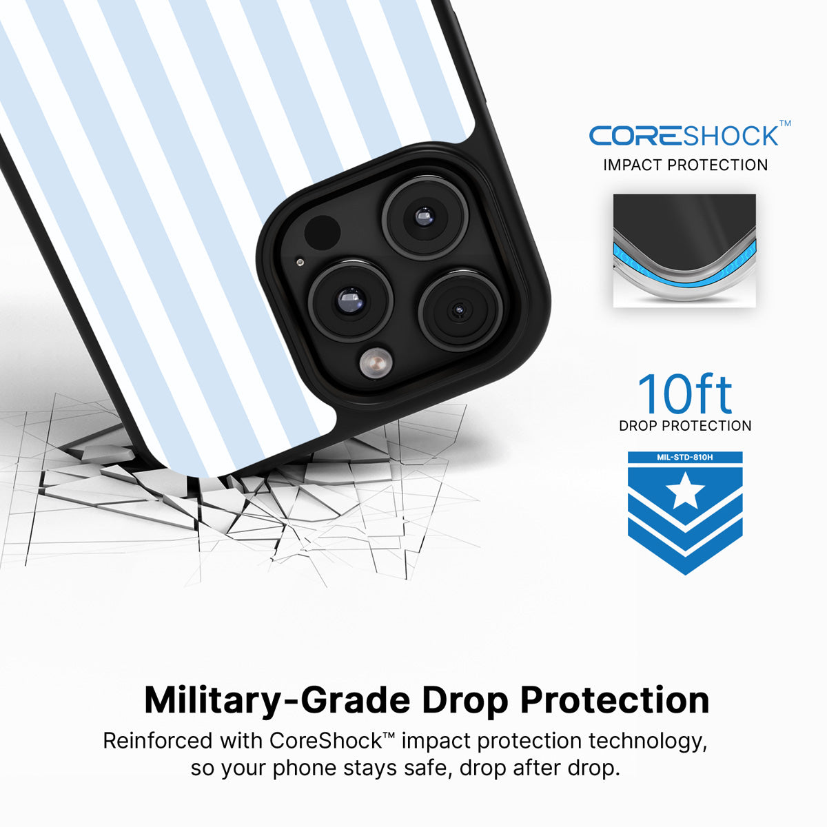 Riviera iPhone 16 Pro Max case with drop protection