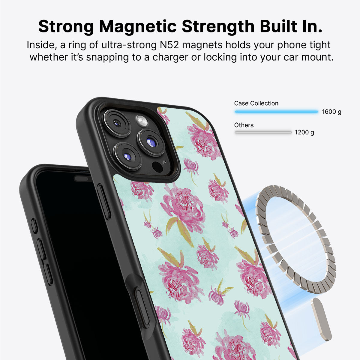 Rose Impressions - iPhone 16 Pro Max Case #case type_core (magsafe)