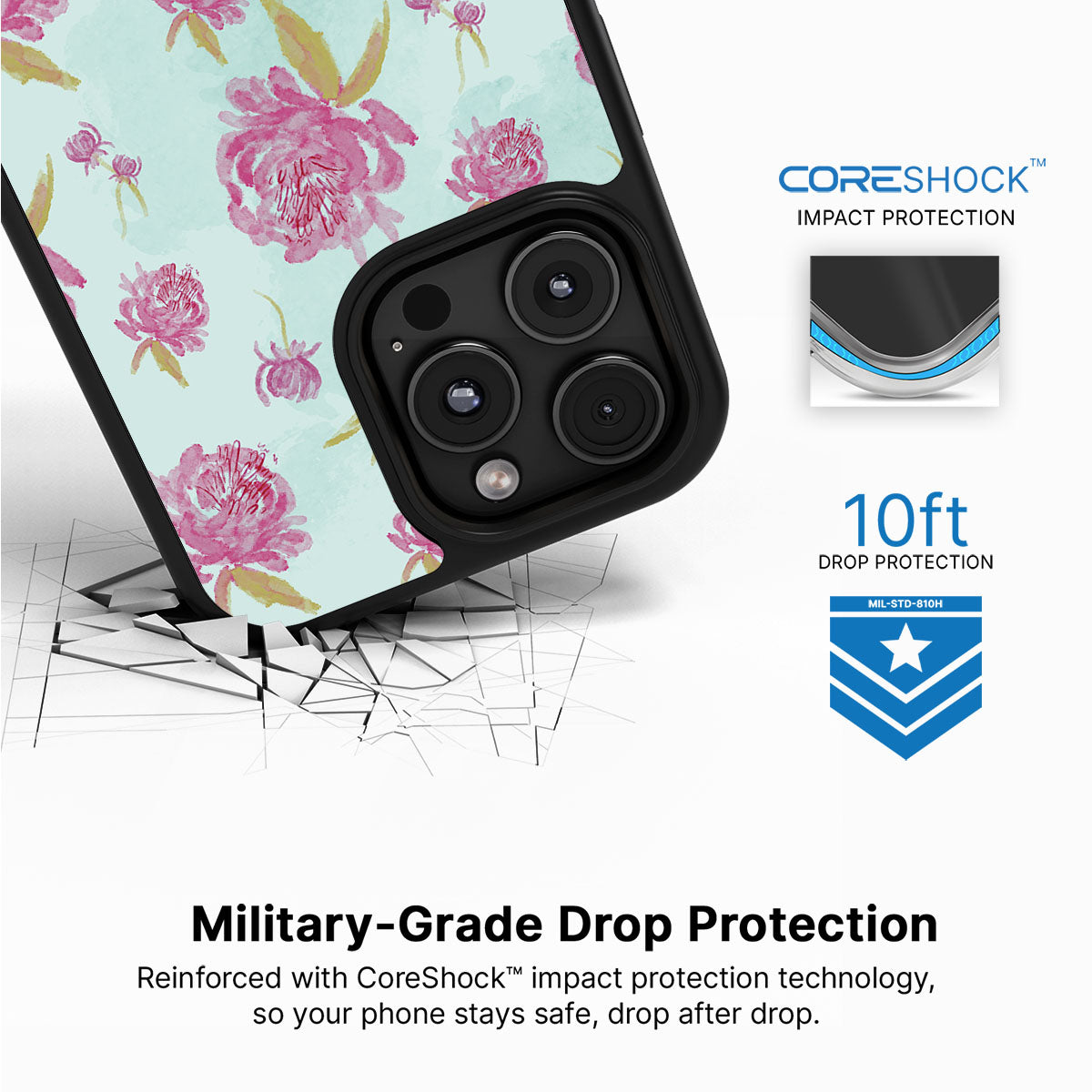 Rose Impressions - iPhone 16 Pro Max Case #case type_core (magsafe), #case type_core (non magsafe)