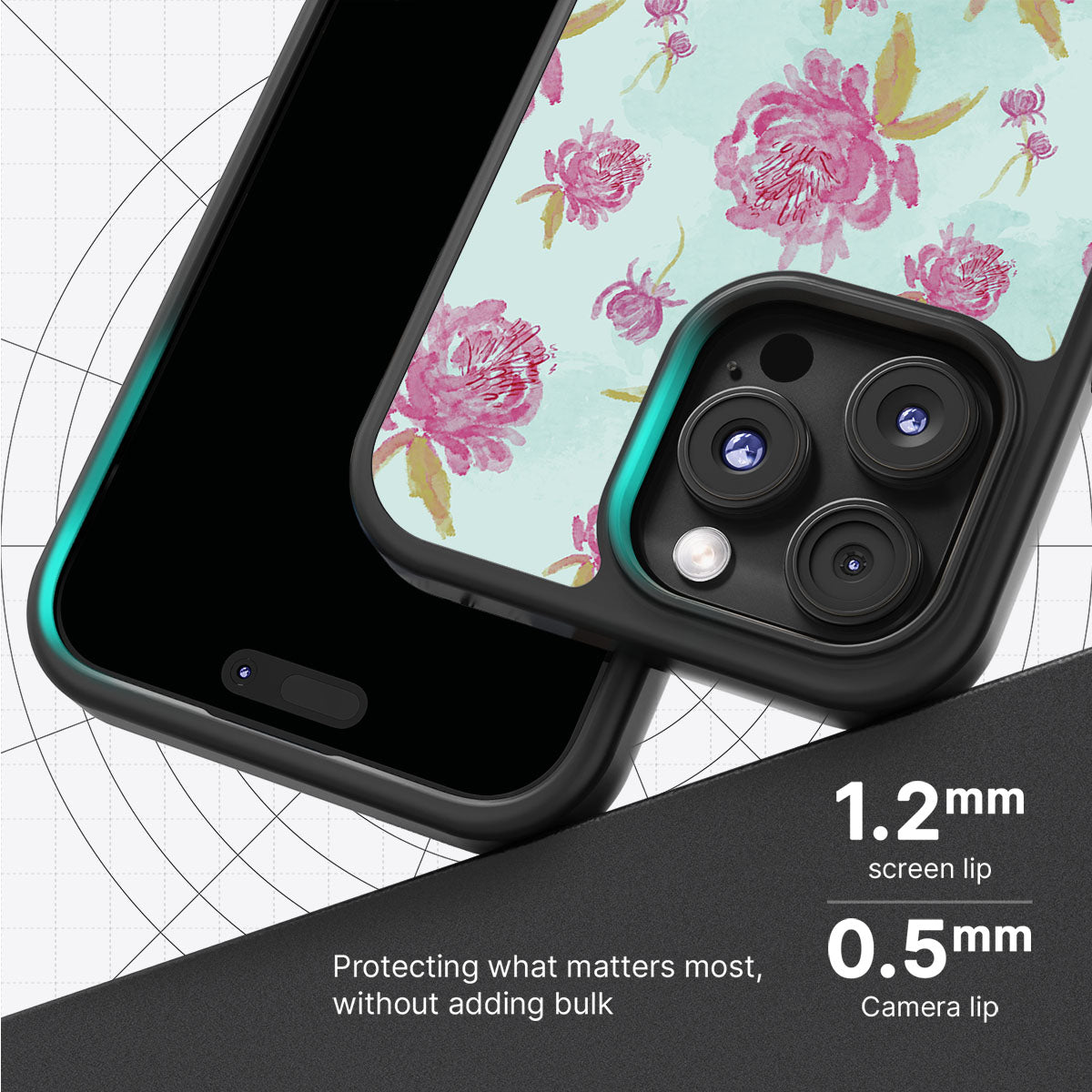 Rose Impressions - iPhone 16 Pro Max Case #case type_core (magsafe), #case type_core (non magsafe)