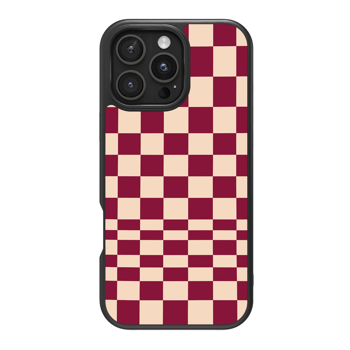 Rouge Board design back view – iPhone 16 Pro Max case