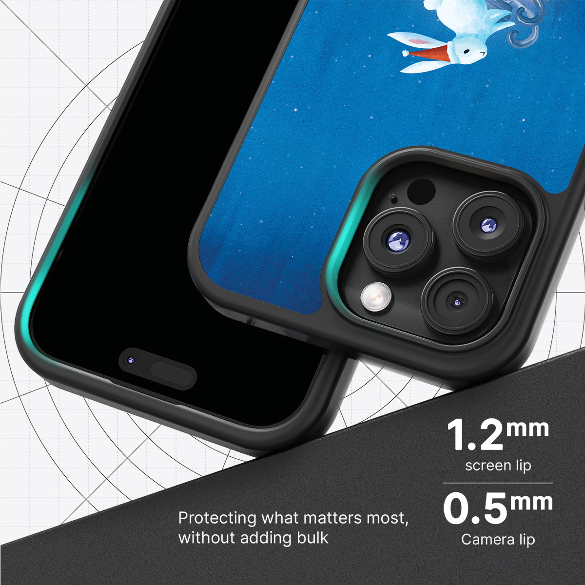 Santa Bunny - iPhone 16 Pro Max Case #case type_core (magsafe), #case type_core (non magsafe)