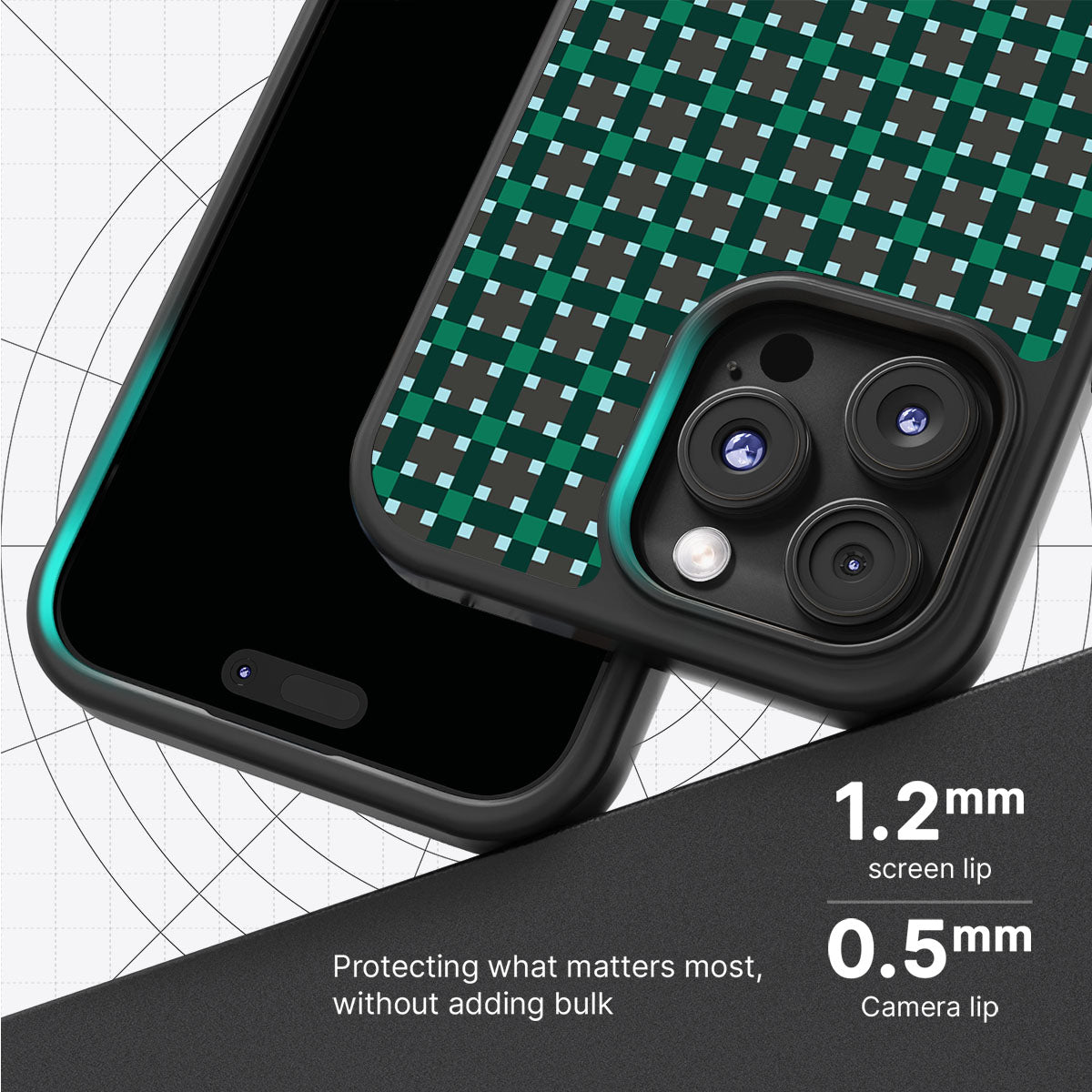 Sea of Emeralds - iPhone 16 Pro Max Case #case type_core (magsafe), #case type_core (non magsafe)