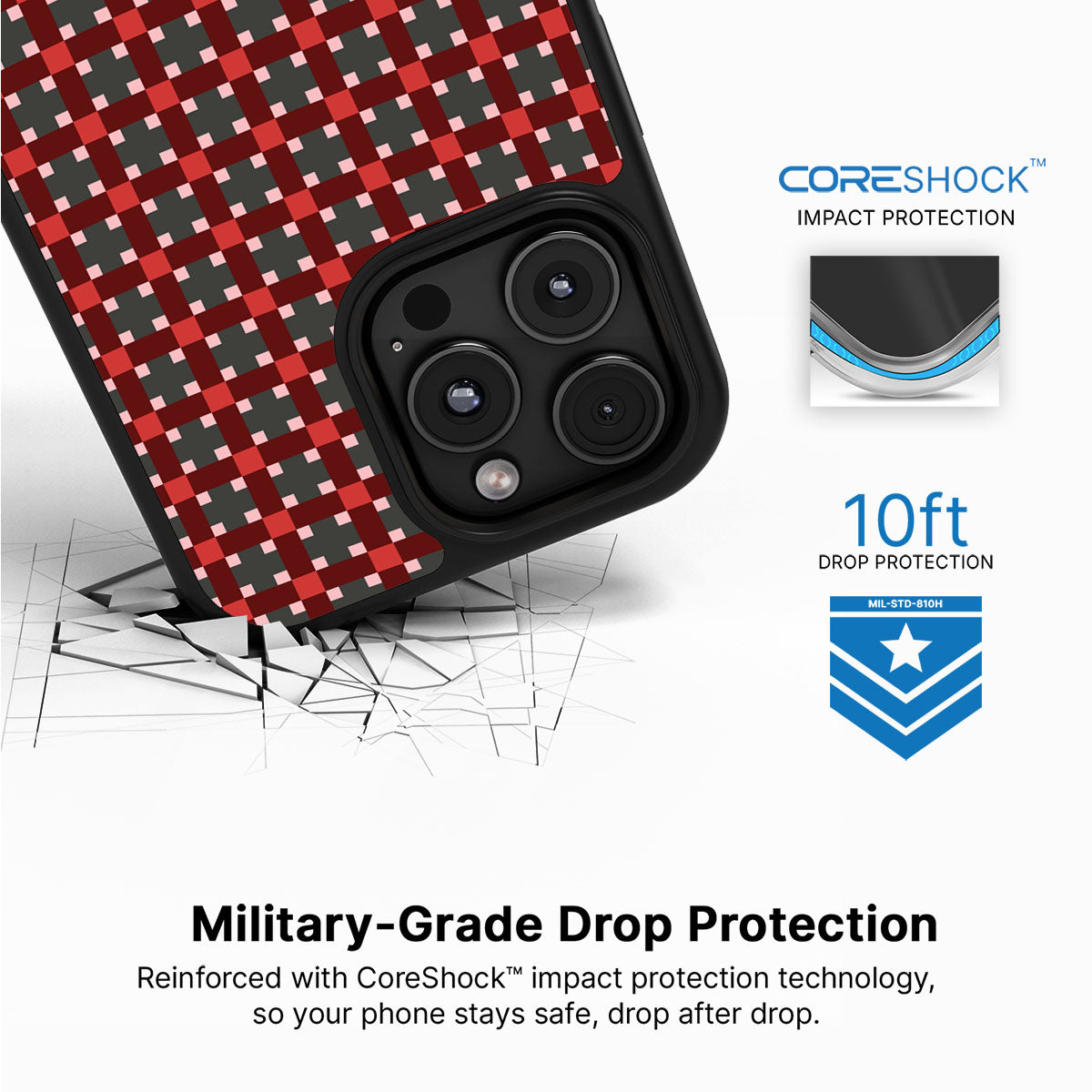 Sea of Rubies - iPhone 16 Pro Max Case #case type_core (magsafe), #case type_core (non magsafe)