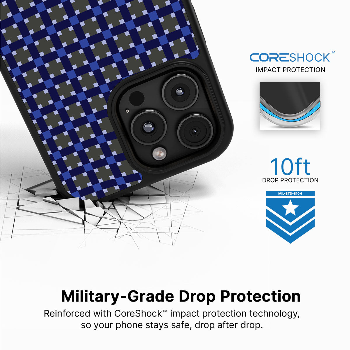 Sea of Sapphires - iPhone 16 Pro Max Case #case type_core (magsafe), #case type_core (non magsafe)