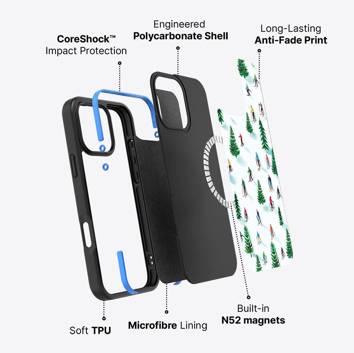 Ski Club - iPhone 16 Pro Max Case #case type_core (magsafe)