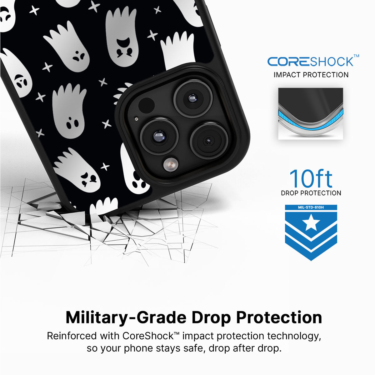 Spooky Spirits - iPhone 16 Pro Max Case #case type_core (magsafe), #case type_core (non magsafe)