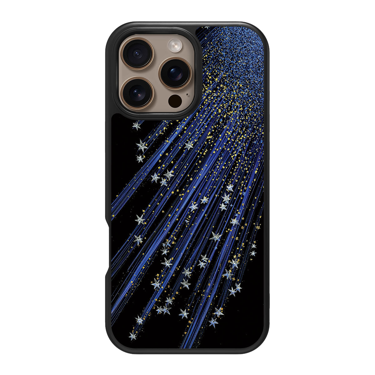 Celestial Designer iPhone 16 Pro Max Case – Star Cascade | MagSafe