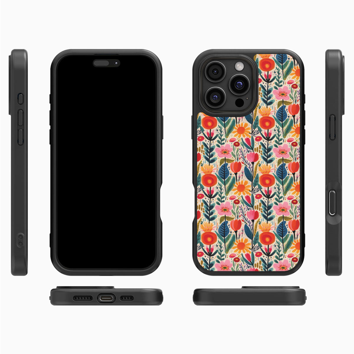 Wild Blossoms - iPhone 16 Pro Max Case #case type_core (magsafe), #case type_core (non magsafe)