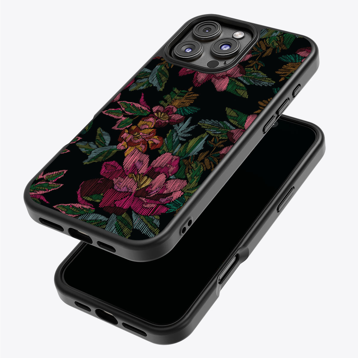 Woven Blooms - iPhone 16 Pro Max Case #case type_core (magsafe), #case type_core (non magsafe)